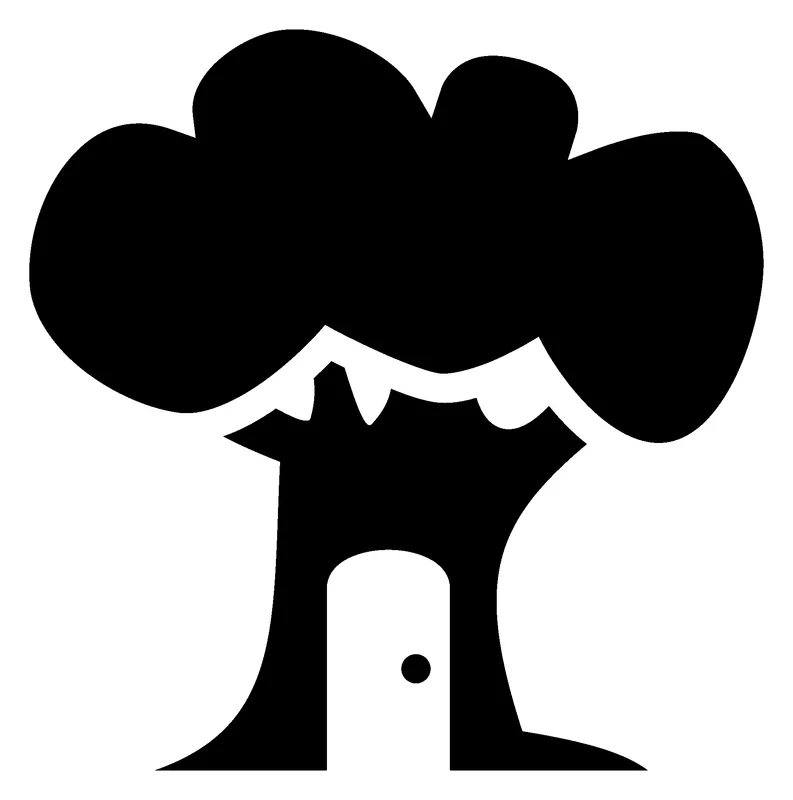 Fairy Door pumpkin carving stencil, printable pattern