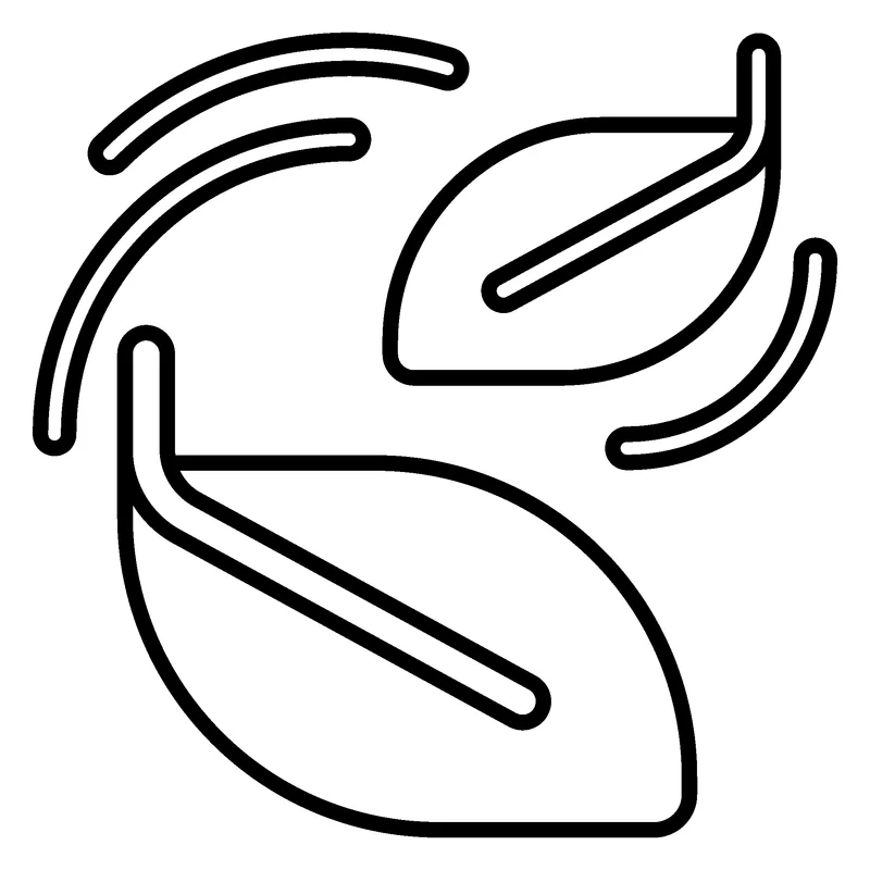 Leaves in the Wind pumpkin painting stencil, printable outline