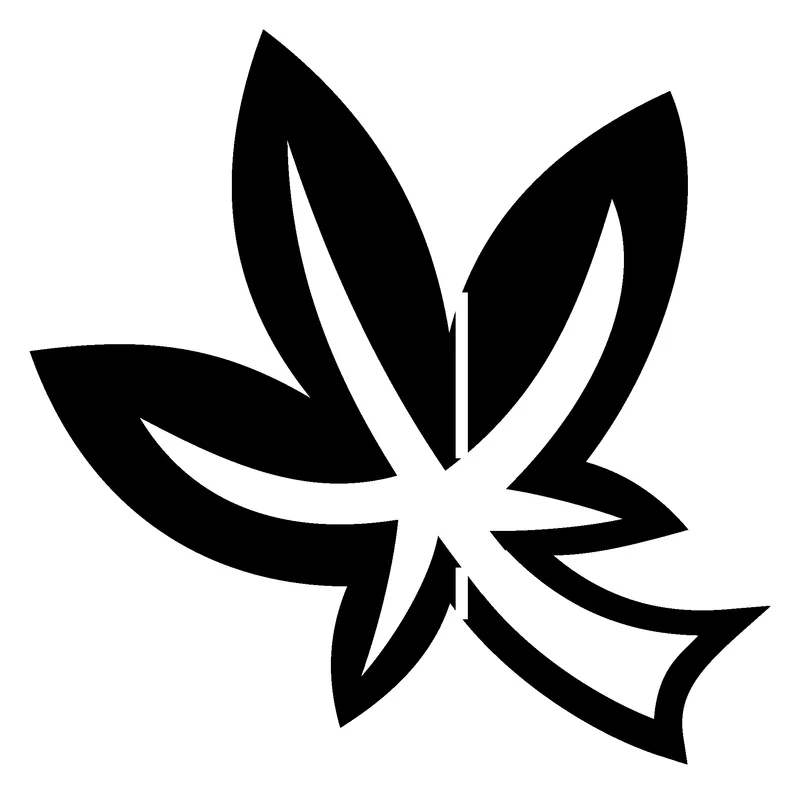 Maple Leaf pumpkin carving stencil, printable pattern