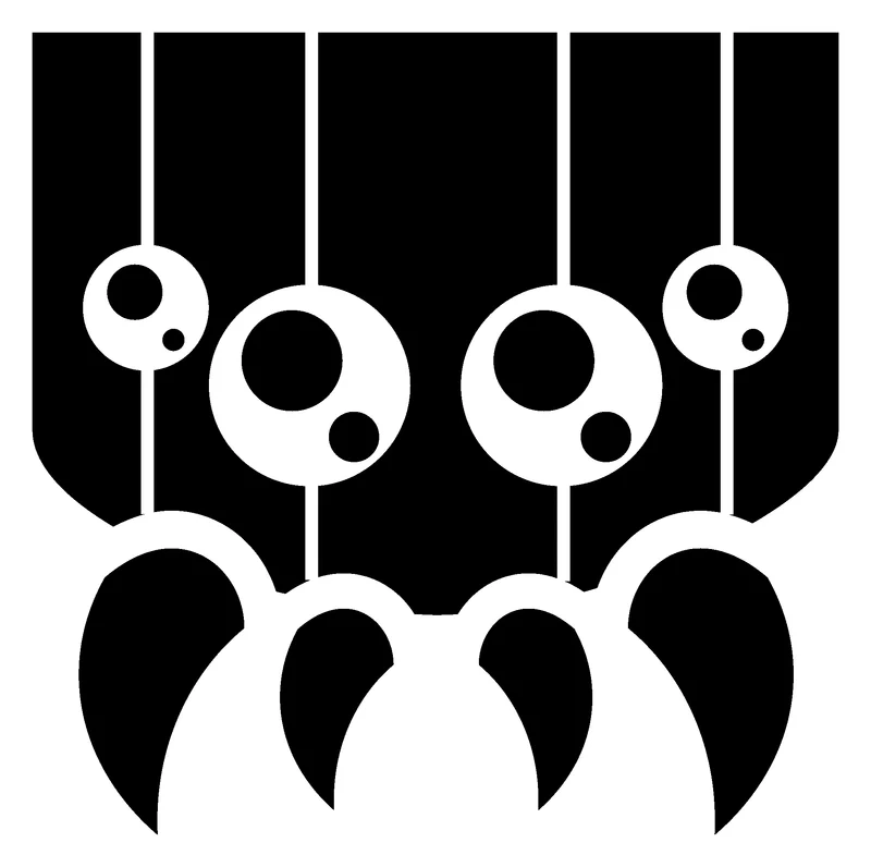 Spider Face pumpkin carving stencil, printable pattern